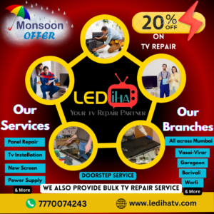Sony, Lg, sumsung authorised tv repair service center in vasai east, vasai-virar, Mumbai-ledihatv.com